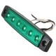 12V 6LED Truck Bus Trailer Side Marker Indicator Light Lamp 12V 6LED Truck Bus Trailer Side Marker Indicator Light Lamp