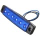 12V 6LED Truck Bus Trailer Side Marker Indicator Light Lamp