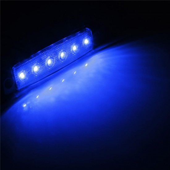12V 6LED Truck Bus Trailer Side Marker Indicator Light Lamp 12V 6LED Truck Bus Trailer Side Marker Indicator Light Lamp