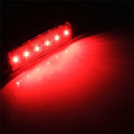 12V 6LED Truck Bus Trailer Side Marker Indicator Light Lamp 12V 6LED Truck Bus Trailer Side Marker Indicator Light Lamp