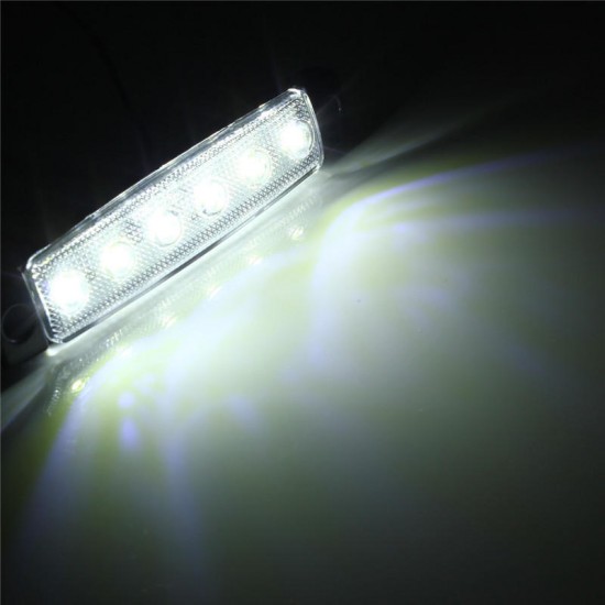 12V 6LED Truck Bus Trailer Side Marker Indicator Light Lamp 12V 6LED Truck Bus Trailer Side Marker Indicator Light Lamp