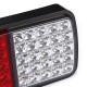 12V 75 LED Rear Tail Lights Brake Reverse Lamp Red+Yellow+White Waterproof For Truck Ute Boat Trailer 12V 75 LED Rear Tail Lights Brake Reverse Lamp Red+Yellow+White Waterproof For Truck Ute Boat Trailer