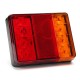 12V 8 LED Car Truck LED Rear Tail Brake Lights Warning Turn Signal Lamp Red+Yellow 2PCS for Lorry Trailer Caravans 12V 8 LED Car Truck LED Rear Tail Brake Lights Warning Turn Signal Lamp Red+Yellow 2PCS for Lorry Trailer Caravans