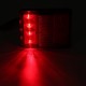 12V 8 LED Car Truck LED Rear Tail Brake Lights Warning Turn Signal Lamp Red+Yellow 2PCS for Lorry Trailer Caravans 12V 8 LED Car Truck LED Rear Tail Brake Lights Warning Turn Signal Lamp Red+Yellow 2PCS for Lorry Trailer Caravans