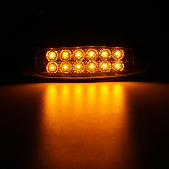 12V LED Side Marker Indicator Light Lamp For Truck Trailer Lorry Van Bus 12V LED Side Marker Indicator Light Lamp For Truck Trailer Lorry Van Bus