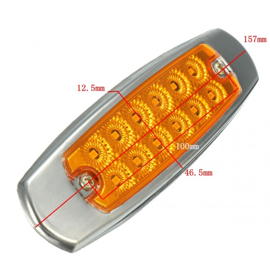 12V LED Side Marker Indicator Light Lamp For Truck Trailer Lorry Van Bus 12V LED Side Marker Indicator Light Lamp For Truck Trailer Lorry Van Bus