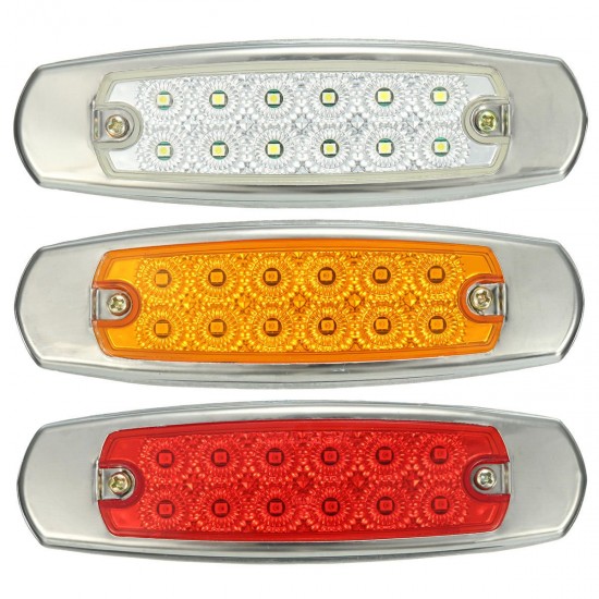 12V LED Side Marker Indicator Light Lamp For Truck Trailer Lorry Van Bus 12V LED Side Marker Indicator Light Lamp For Truck Trailer Lorry Van Bus