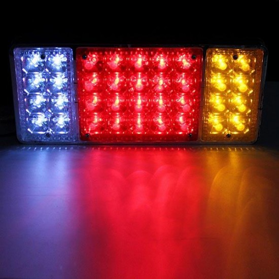12v 36 LED Trailer Truck Stop Rear Tail Indicator Reverse Lights
