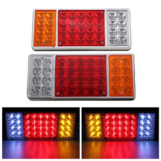 12v 36 LED Trailer Truck Stop Rear Tail Indicator Reverse Lights