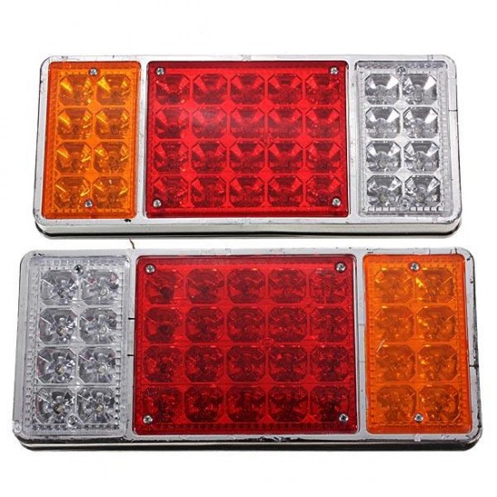 12v 36 LED Trailer Truck Stop Rear Tail Indicator Reverse Lights