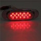 16LED Side Marker Indicator Light For Bus Truck Lorry Trailer Red White Yellow DC12V