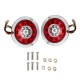 19 LED Truck Lorry Brake Lights Stop Turn Tail Lamp Stainless Steel Turn Signal Stop Lights