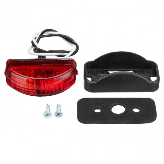 2-SMD LED Side Marker Lights Clearance Lamp 12-30V 54x24mm E4 Red/Yellow/White for Truck Trailer Van