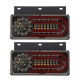 24V Universal Led Flowing Rear Tail Light Brake Stop Lamp Truck Caravan Trailer