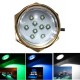 27W 1800LM DC 11-28V Titanium Under Water LED Light for Yacht Boat Car Motorcycle