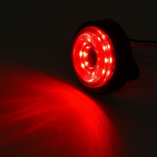 2PCS 10-30V Trailer Side Lights 10 LED Marker Lamp Truck Caravan Clearance 2PCS 10-30V Trailer Side Lights 10 LED Marker Lamp Truck Caravan Clearance