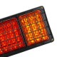2PCS 24V 55 LED Trailer Lights Rear Tail Light Truck Caravan Stop Indicator Lamps 2PCS 24V 55 LED Trailer Lights Rear Tail Light Truck Caravan Stop Indicator Lamps