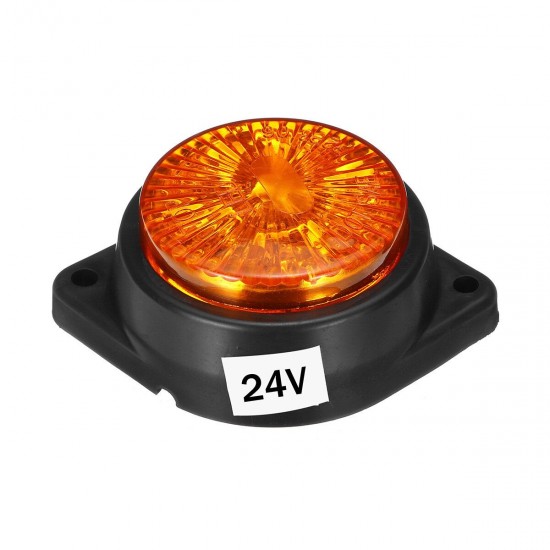 2PCS 24V 6 LED Trailer Rear Tail Stop Light Indicator Lights For Caravan Truck Van 2PCS 24V 6 LED Trailer Rear Tail Stop Light Indicator Lights For Caravan Truck Van
