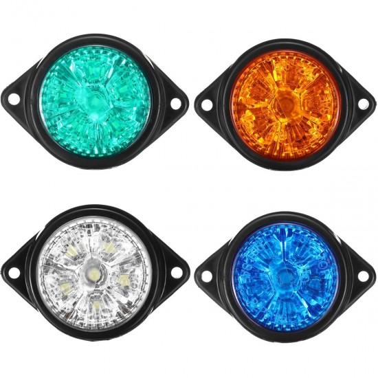 2PCS 24V 6 LED Trailer Rear Tail Stop Light Indicator Lights For Caravan Truck Van 2PCS 24V 6 LED Trailer Rear Tail Stop Light Indicator Lights For Caravan Truck Van