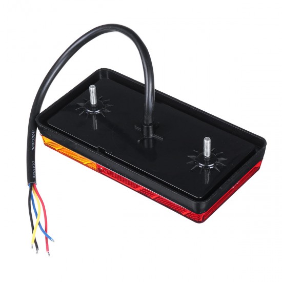 2PCS 8 LED Tail Brake Indicator Lights IP67 Waterproof Red Yellow Color Universal For 12V Truck Trailer 2PCS 8 LED Tail Brake Indicator Lights IP67 Waterproof Red Yellow Color Universal For 12V Truck Trailer