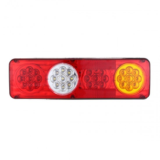 2Pcs 24V 36 LED Car Trailer Truck Tail Brake Stop Turn Signal Light Reverse Fog Lamp