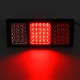 2Pcs 24V 55LED Car Tail Lights Indicator Reversing Lamps For Trailer Truck