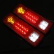 2X 12V 19 LED Car Truck Rear Light Indicator Lamp Yellow