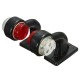 2pcs 5W 10-30V LED Side Maker Light Stalk Indicator Lamp for Truck Trailer Lorry Van