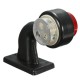 2pcs 5W 10-30V LED Side Maker Light Stalk Indicator Lamp for Truck Trailer Lorry Van 2pcs 5W 10-30V LED Side Maker Light Stalk Indicator Lamp for Truck Trailer Lorry Van