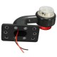 2pcs 5W 10-30V LED Side Maker Light Stalk Indicator Lamp for Truck Trailer Lorry Van 2pcs 5W 10-30V LED Side Maker Light Stalk Indicator Lamp for Truck Trailer Lorry Van