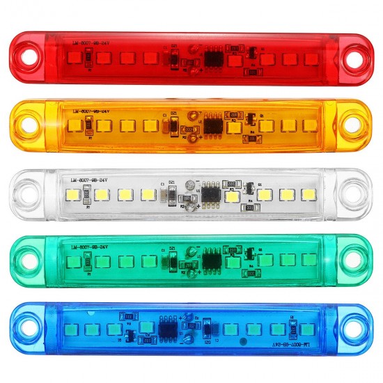 2pcs Trailers Trucks Caravans Utes Boat 24V 8LED Flash Side Light 2pcs Trailers Trucks Caravans Utes Boat 24V 8LED Flash Side Light