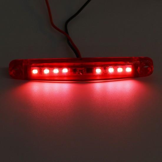 2pcs Trailers Trucks Caravans Utes Boat 24V 8LED Flash Side Light 2pcs Trailers Trucks Caravans Utes Boat 24V 8LED Flash Side Light