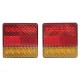 2x 10LED Trailer Truck Ute Stop Rear Tail Indicator Light E-Marked