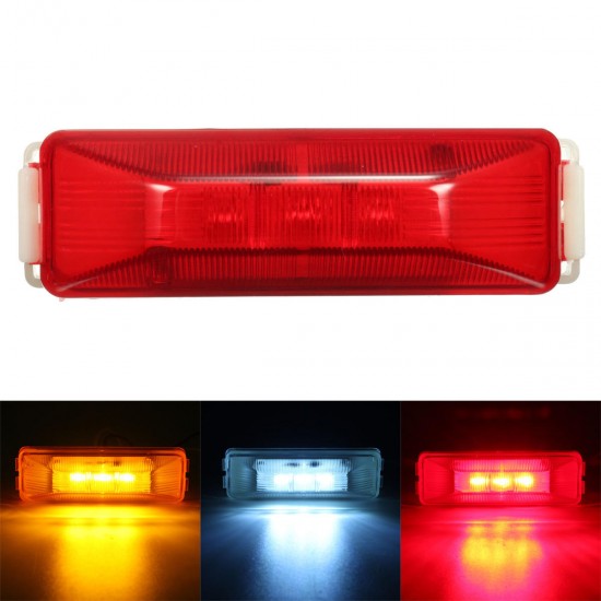 3 LED 12V Truck Trailer Lorry Side Marker Light Lamp Red Amber White 3 LED 12V Truck Trailer Lorry Side Marker Light Lamp Red Amber White