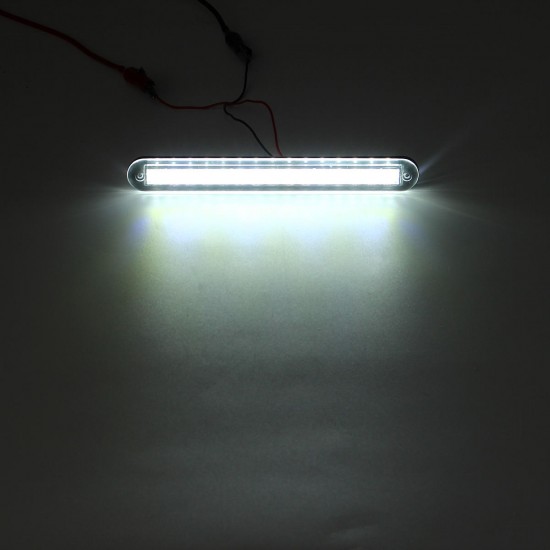 3W 12V 55LM 3200K White/Blue LED Corridor Light Aisle Lamp Waterproof for Yacht Boat