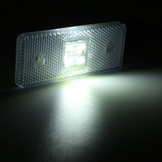 4 LED 24V Truck Trailer Lorry Side Marker Light Lamp Amber White Red 4 LED 24V Truck Trailer Lorry Side Marker Light Lamp Amber White Red