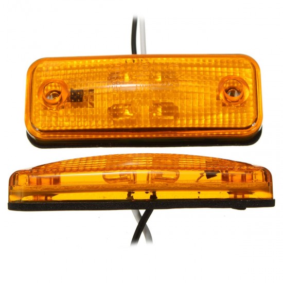 4 LED Side Marker Light Indicator Lamp for Bus Truck Trailer Lorry Caravan 12~24V E8 4 LED Side Marker Light Indicator Lamp for Bus Truck Trailer Lorry Caravan 12~24V E8