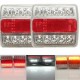 5Functions LED Trailer Towing Light Rear Indicator Brake Reflector Number Plate Lights