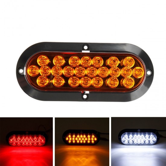 6 Inch 24LED Tail Light Side Marker Light Rear Turn Signal Indicator Brake Lamp For 12V Trailer Truck Caravan 6 Inch 24LED Tail Light Side Marker Light Rear Turn Signal Indicator Brake Lamp For 12V Trailer Truck Caravan