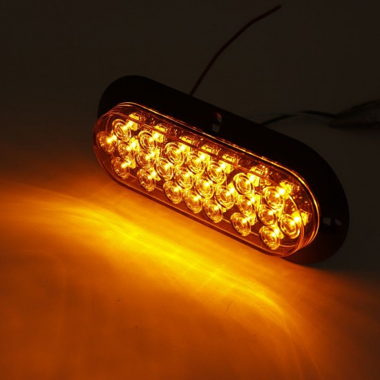6 Inch 24LED Tail Light Side Marker Light Rear Turn Signal Indicator Brake Lamp For 12V Trailer Truck Caravan 6 Inch 24LED Tail Light Side Marker Light Rear Turn Signal Indicator Brake Lamp For 12V Trailer Truck Caravan