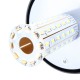 60 LED Rotating Flashing Light Amber Beacon DIN Pole Mount Tractor Warning Light Lamp 12/24V