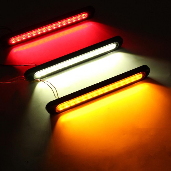 6Pcs 15LED Tail Light Ultra-slim Stop Reverse Turn Signal Lights 10-30V for Trailer Truck Caravan 6Pcs 15LED Tail Light Ultra-slim Stop Reverse Turn Signal Lights 10-30V for Trailer Truck Caravan