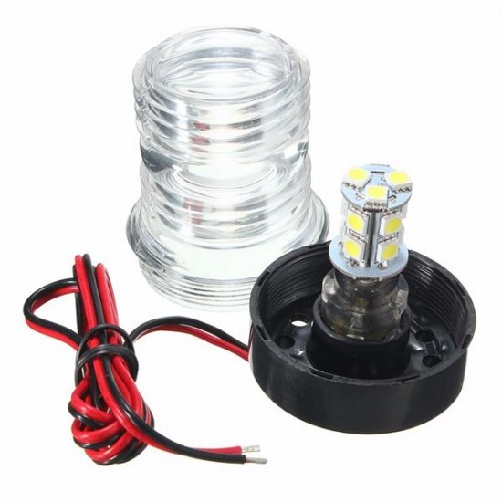 LED Anchor Navigation Light For Marine Boat Yacht 12V All Round 360 Degree