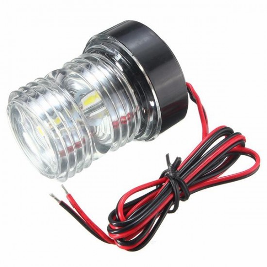 LED Anchor Navigation Light For Marine Boat Yacht 12V All Round 360 Degree