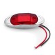 LED Chrome Side Marker Indicator Lights Lamps 24V 10cm for Truck Trailer Lorry LED Chrome Side Marker Indicator Lights Lamps 24V 10cm for Truck Trailer Lorry