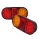 LED Rear Tail Lights Turn Signal Lamps Waterproof 12V 2PCS for Boat Trailer UTE Camper Truck