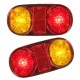 LED Rear Tail Lights Turn Signal Lamps Waterproof 12V 2PCS for Boat Trailer UTE Camper Truck