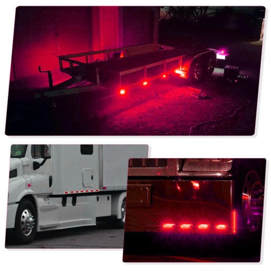 LED Side Marker Indicator Lights Clearance Lamp DC 24V for Truck Trailer Bus LED Side Marker Indicator Lights Clearance Lamp DC 24V for Truck Trailer Bus