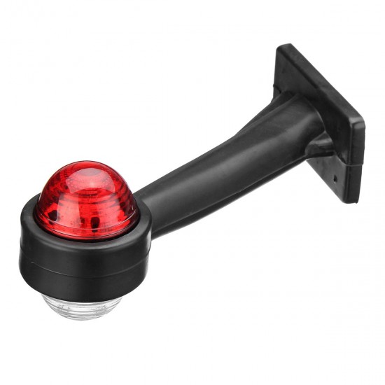 Left LED Double Side Marker Clearance Lights Turn Lamp Red&White Color for Truck Trailer Caravan Left LED Double Side Marker Clearance Lights Turn Lamp Red&White Color for Truck Trailer Caravan