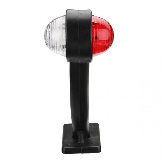 Left LED Double Side Marker Clearance Lights Turn Lamp Red&White Color for Truck Trailer Caravan Left LED Double Side Marker Clearance Lights Turn Lamp Red&White Color for Truck Trailer Caravan